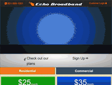 Tablet Screenshot of echobroadband.net